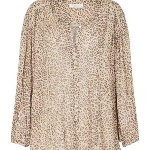 Spell & The Gypsy Collective M/L Frankie Leopard Print Blouse - Picture 5 of 16